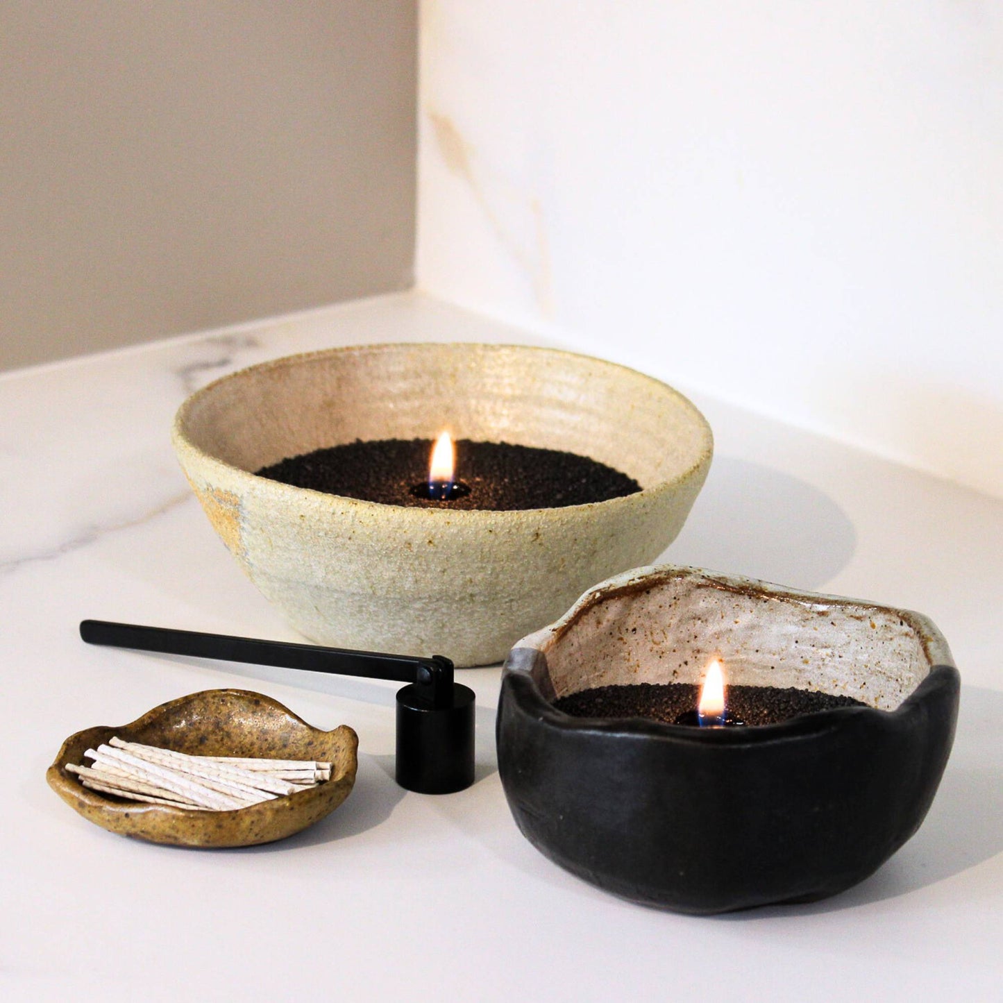 Set Vela Perlada + Apaga Vela